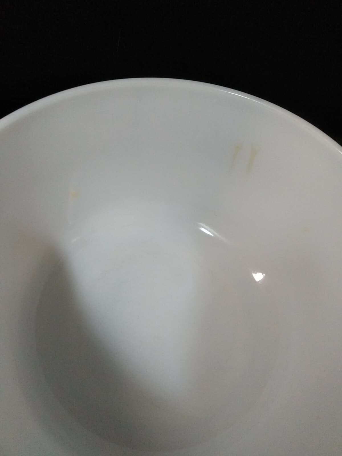 Vintage Pyrex White Ribbed Milk Glass Hamilton Beach Mixing Bowls Set of 2 - Thumbnail 10