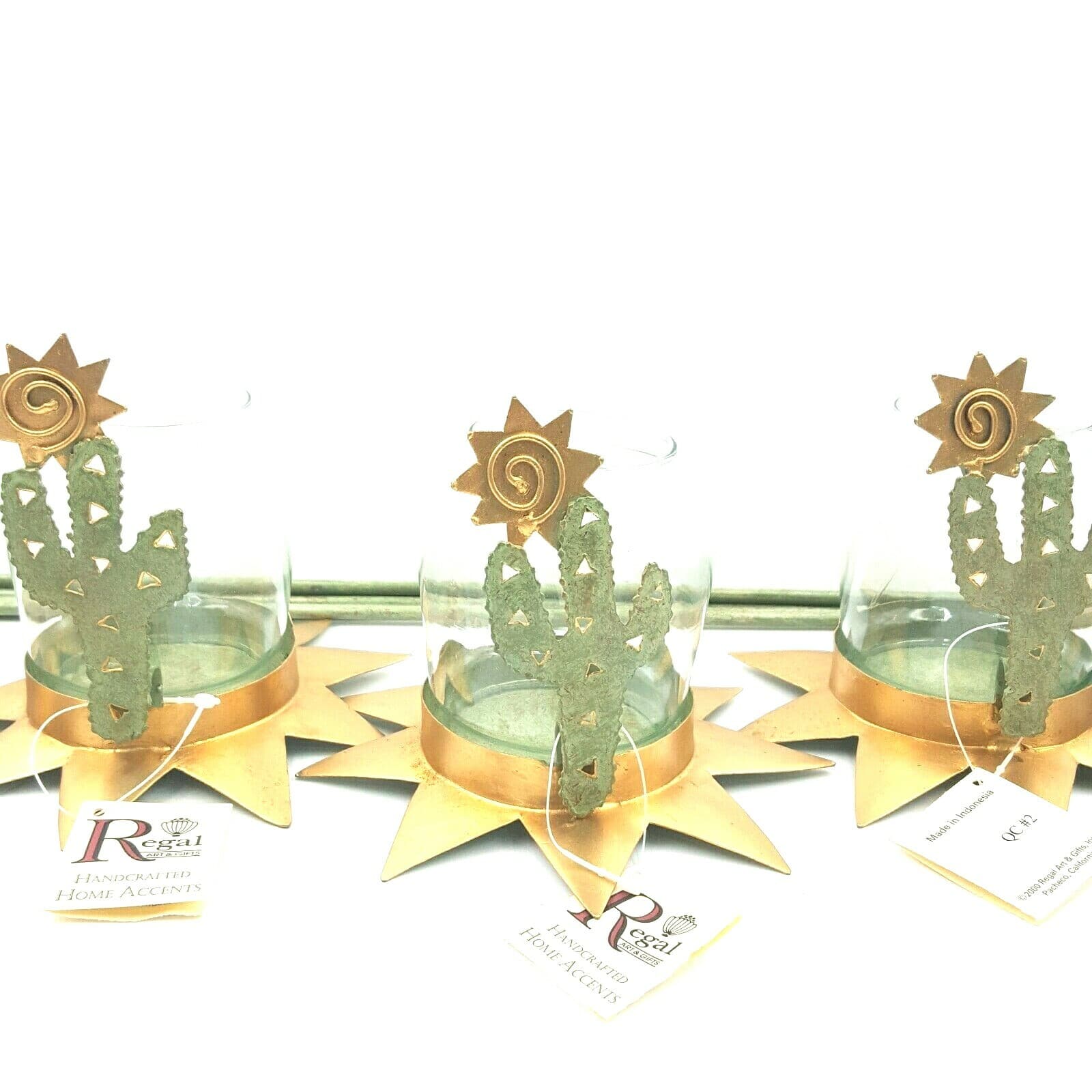 Cactus Garden Light Regal Art & Gifts Handcrafted Home Accents Yard Indonesia - Thumbnail 8
