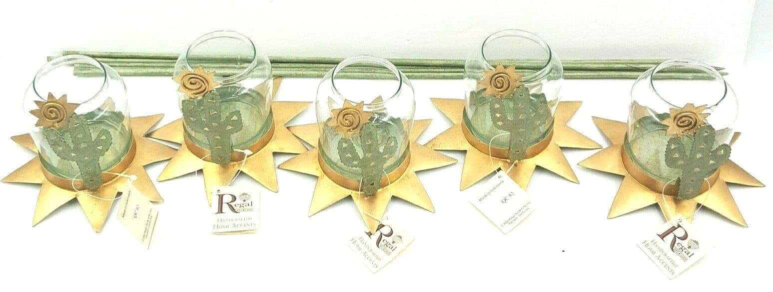Cactus Garden Light Regal Art & Gifts Handcrafted Home Accents Yard Indonesia - Thumbnail 2