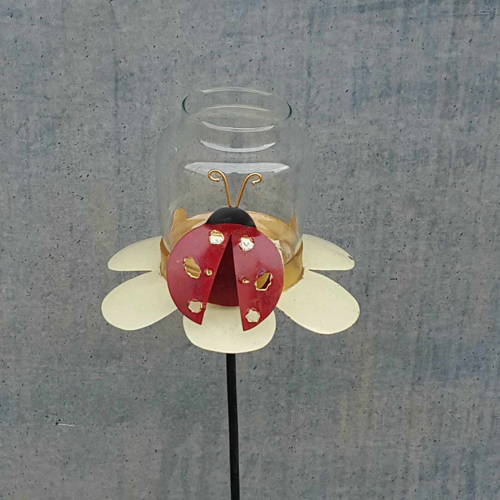 Ladybug Garden Light Regal Art & Gifts Handcrafted Home Accents Yard Indonesia - Thumbnail 5