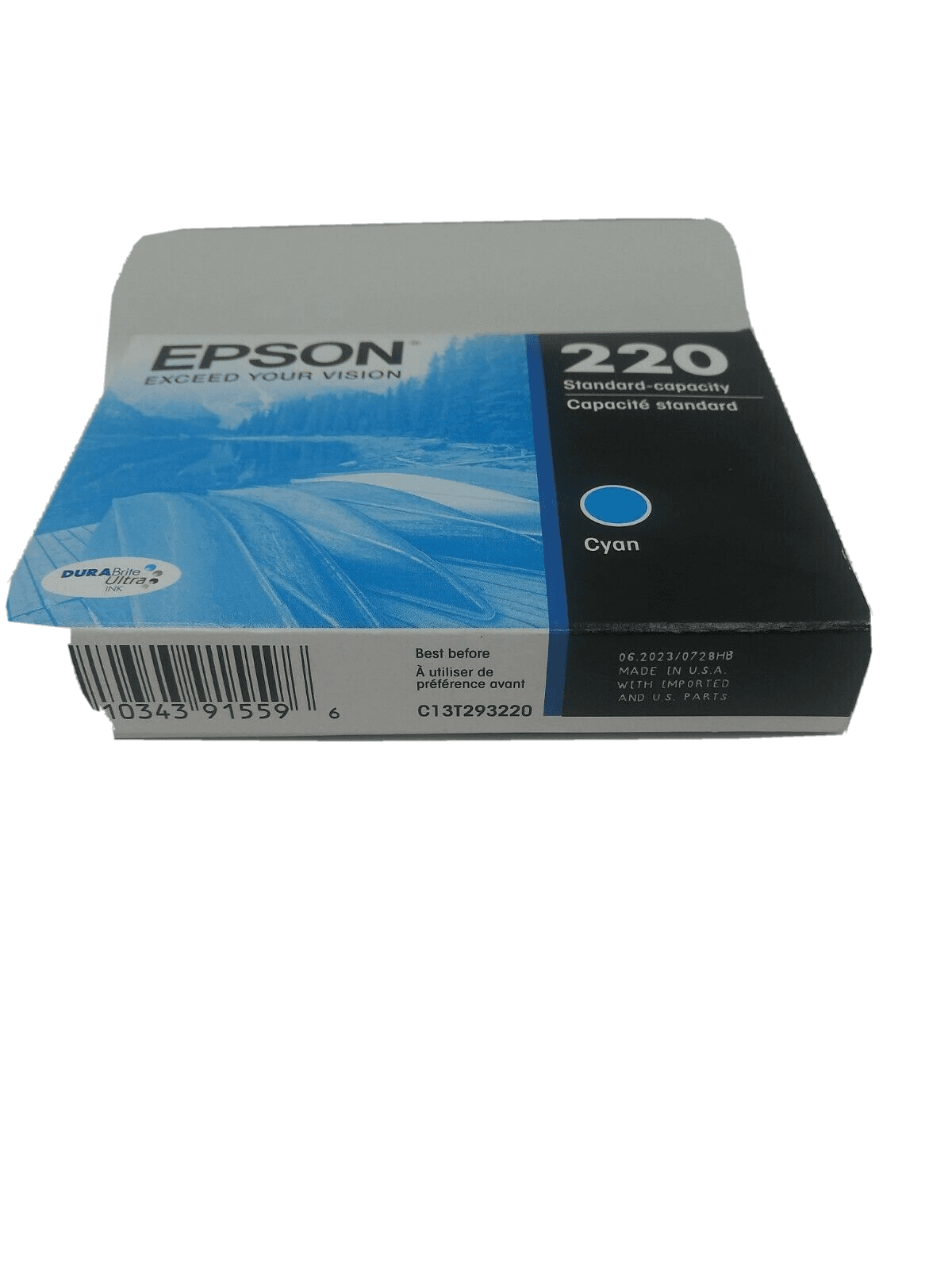 Epson T220220-S 220Cyan Standard Capacity Cartridge Ink New In Box - Thumbnail 4