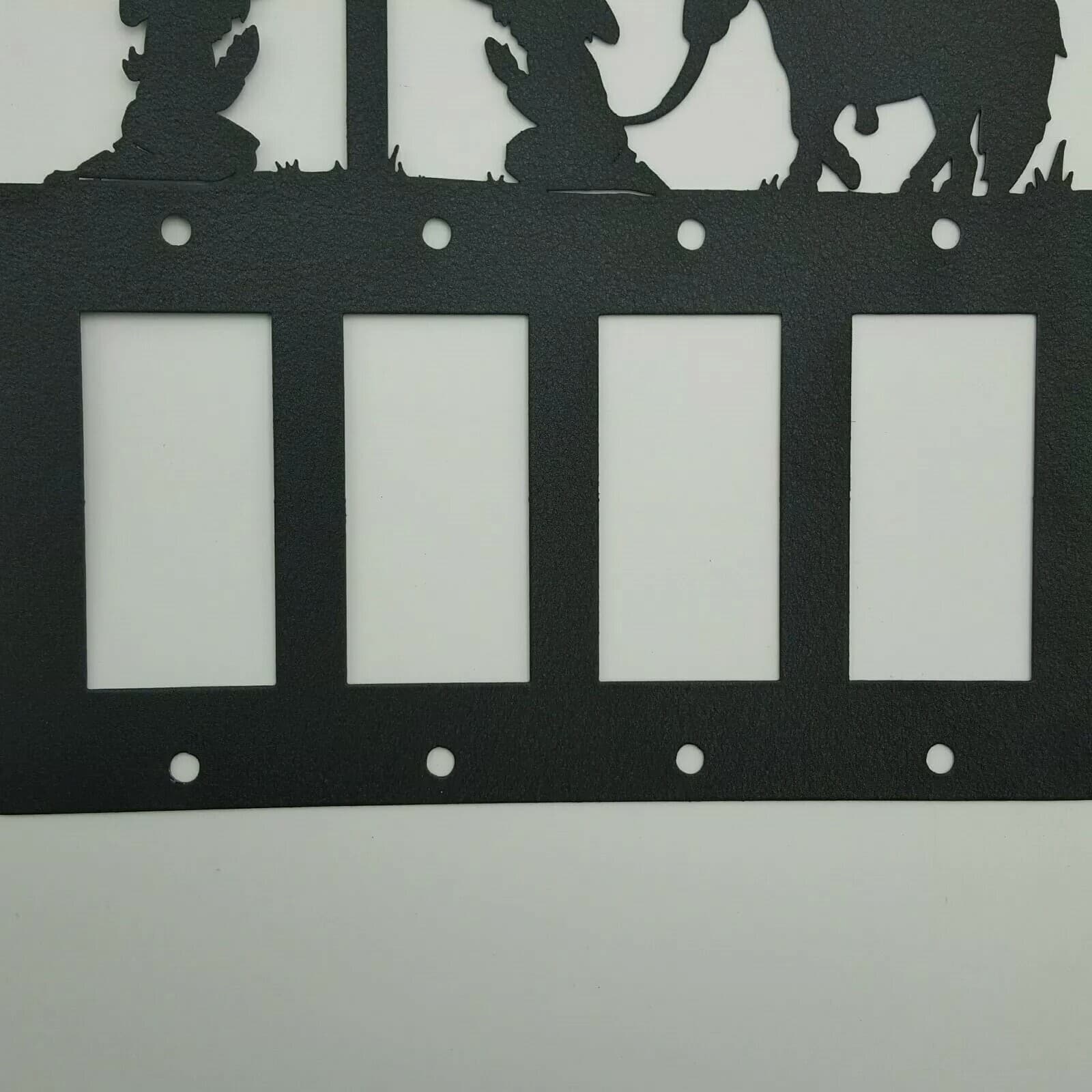 Children Kneeling In Prayer Quadruplet Switch & Toggle Plates Country Western - Thumbnail 5