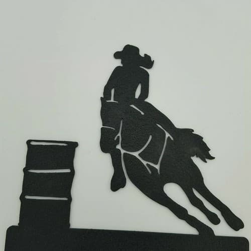 Barrel Racing Cowgirl Black Outlet Covers Switch Plates Toggle Country Western - Thumbnail 12