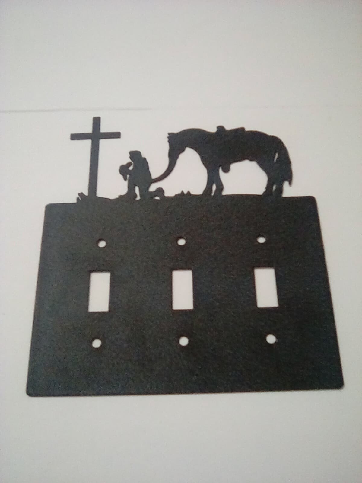 Switch Plate Covers Cowboy Horse Kneeling Praying Cross Country Ranch Cabin - Thumbnail 7