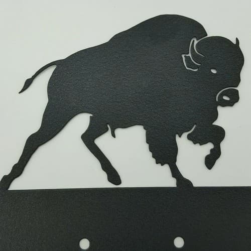 Wildlife Buffalo Black Quadruplet Switch & Toggle Plates Country Western Cabin - Thumbnail 9
