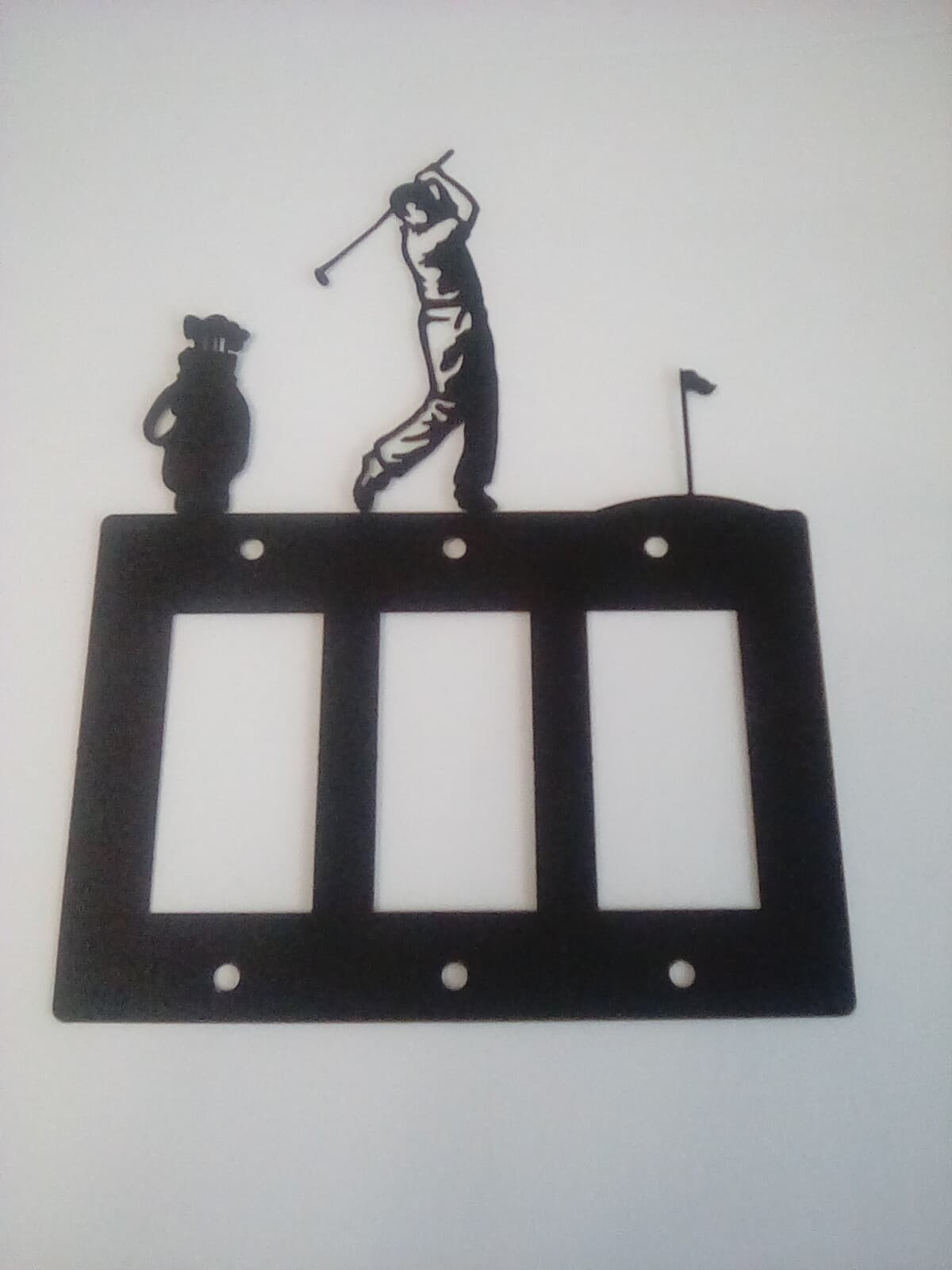 Golfer Golf Golfing Man Swing Outlet Covers Metal Sports Golf Clubs - Thumbnail 3
