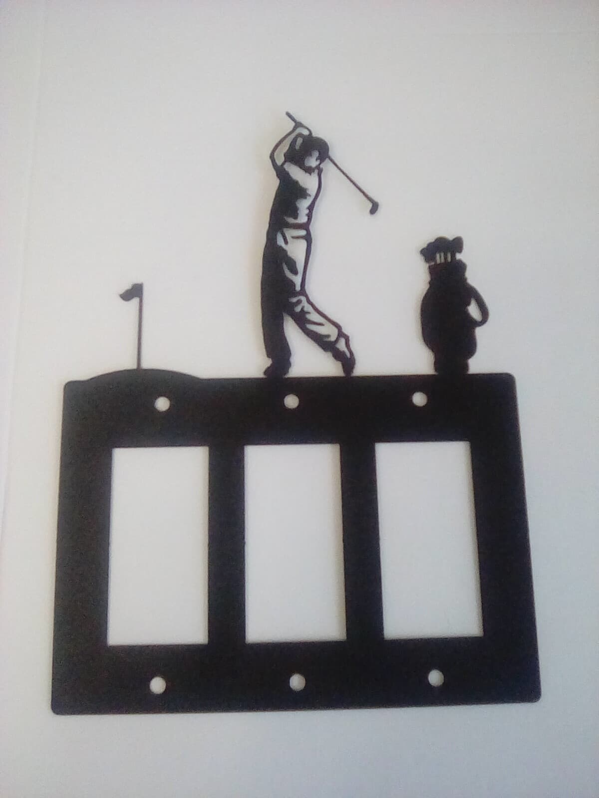 Golfer Golf Golfing Man Swing Outlet Covers Metal Sports Golf Clubs - Thumbnail 7