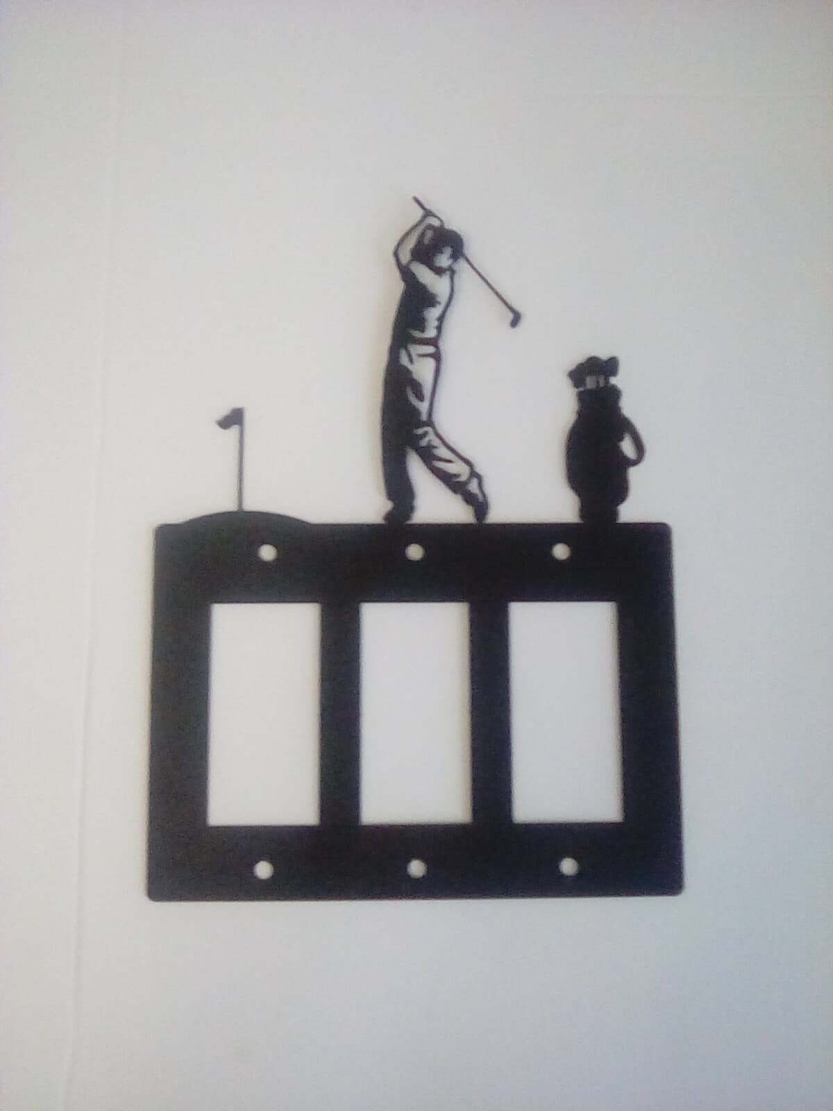 Golfer Golf Golfing Man Swing Outlet Covers Metal Sports Golf Clubs - Thumbnail 8