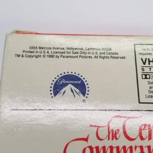 The Ten Commandments VHS HI-FI Stereo 2-Tape Set Cecil B Milles Used Paramount - Thumbnail 6