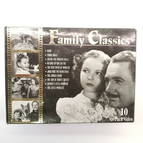Family Classics 10 Pack Video Tapes Recorded In EP Mode Used - Thumbnail 3