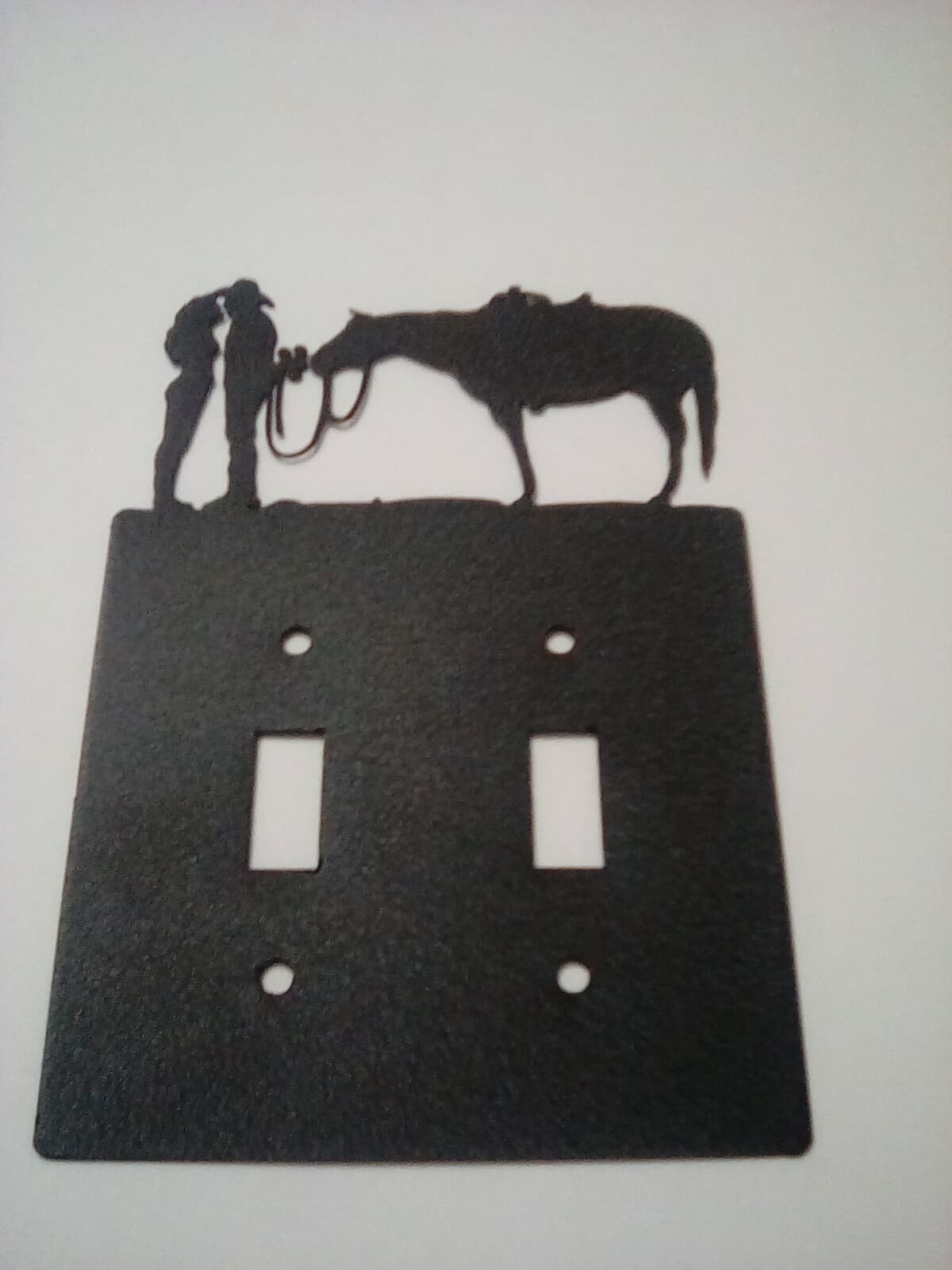 Double Switch Plate Cover Cowboy Lady Love County Ranch Lodge Cabin Rustic New - Thumbnail 7