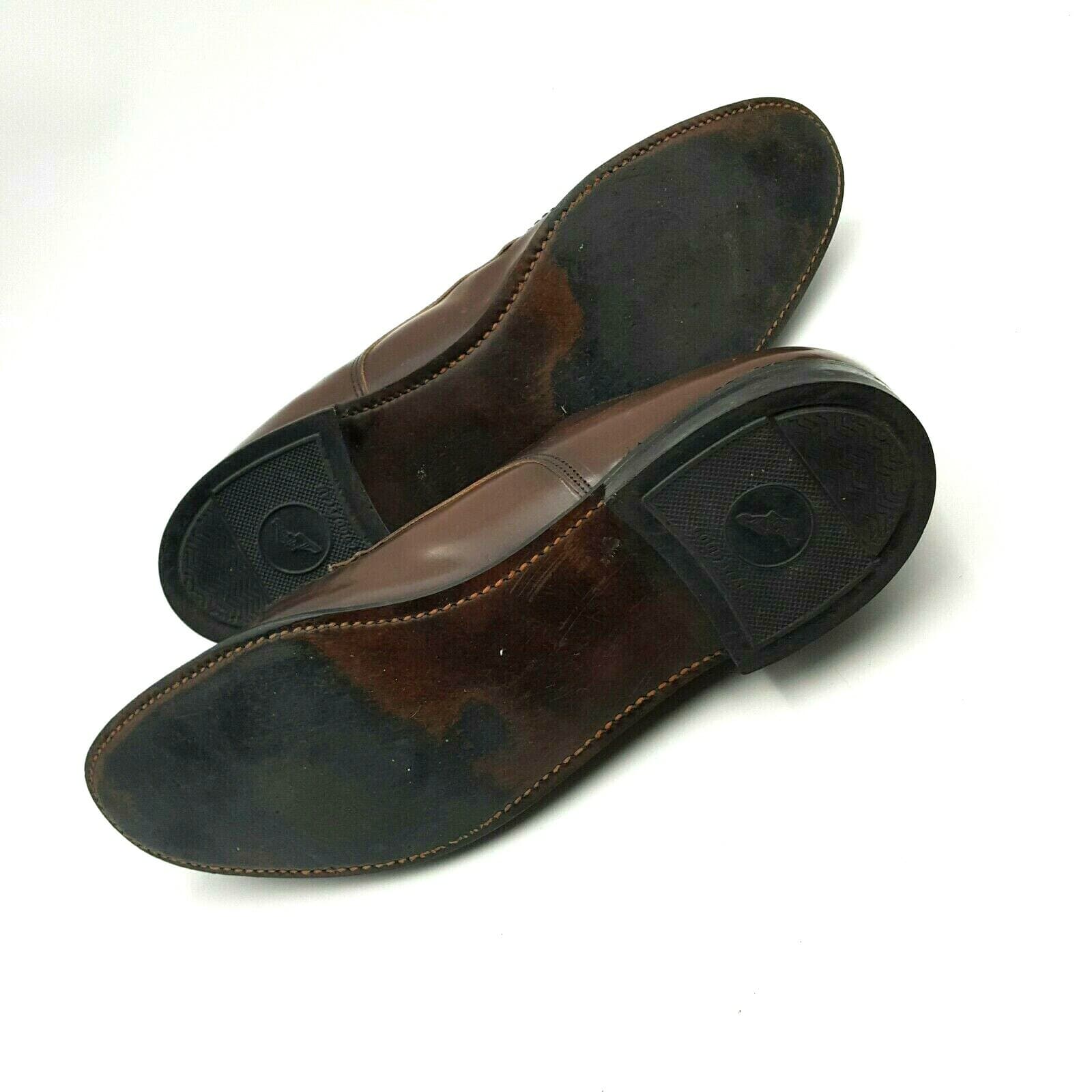 Goodyear Size 13 Men's Brown Leather Dress Formal Shoe Velvet Eez Vintage? - Thumbnail 5