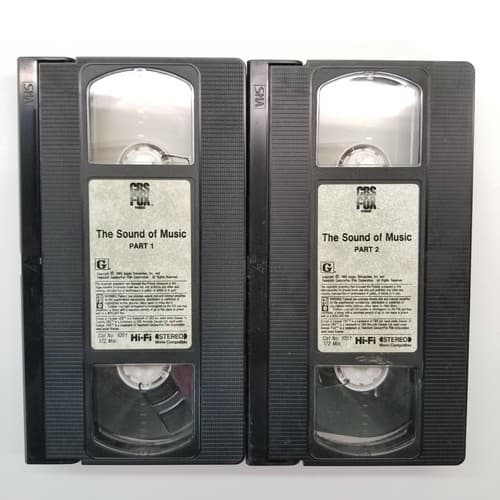 The Sound of Music CBS FOX Video Christopher Plummer 2 VHS Tape Set Hi Fi Stereo - Thumbnail 9