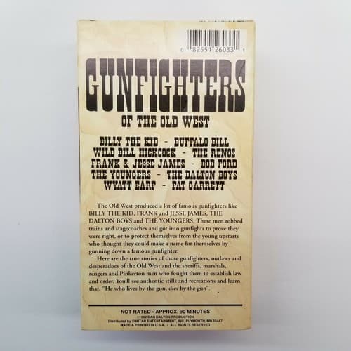 VHS Gunfighters of the Old West + Most Wanted 2 TAPE SET Collect Edition - Thumbnail 7