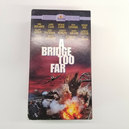 A Bridge Too Far VHS Gene Hackman Anthony Hopkins Robert Redford Nazis WWII - Thumbnail 2