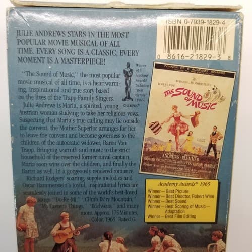 The Sound of Music The Rodgers & Hammerstein Collection VHS 2Tape Set Silver Ann - Thumbnail 7