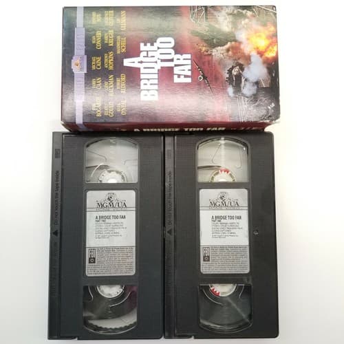 A Bridge Too Far VHS Gene Hackman Anthony Hopkins Robert Redford Nazis WWII - Thumbnail 8