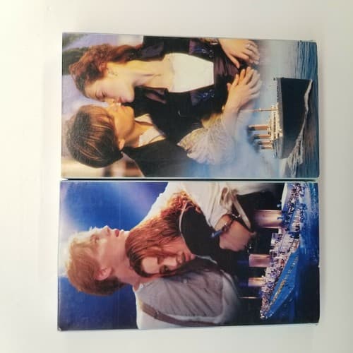 Titanic VHS 2 Tape Set Digitally Mastered Best Picture Leonardo DiCaprio - Thumbnail 10