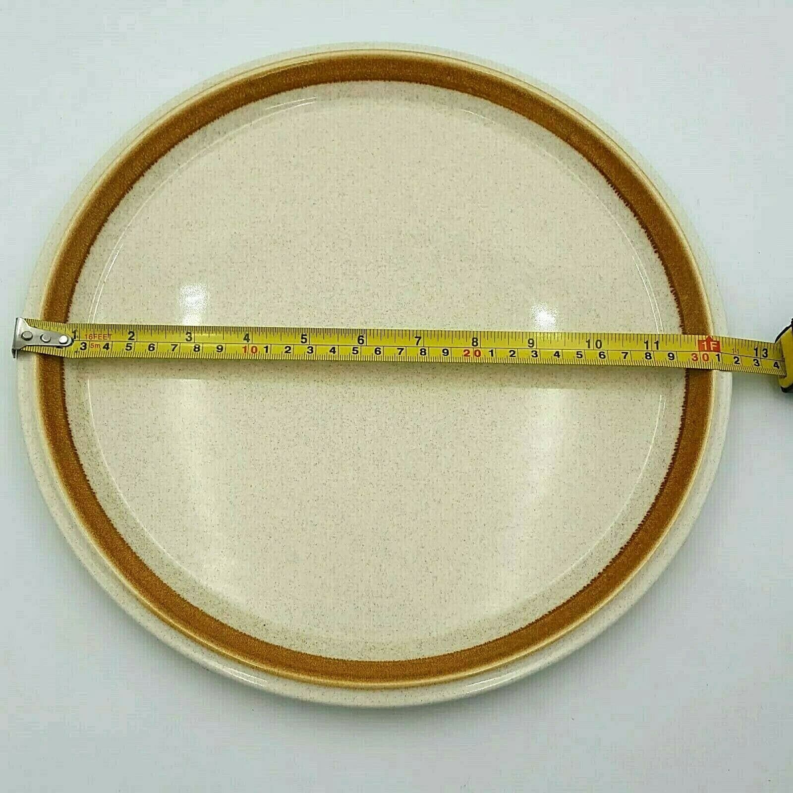 Vintage Mikasa Stone Manor F 5800 chop plate round platter 12.5" Japan - Thumbnail 6