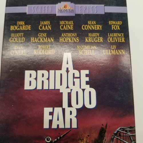 A Bridge Too Far VHS Gene Hackman Anthony Hopkins Robert Redford Nazis WWII - Thumbnail 3