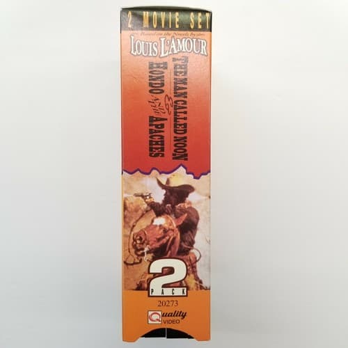 Louis LaMour Shadow Riders And The Man Called Noon VHS 2 Set - Thumbnail 4