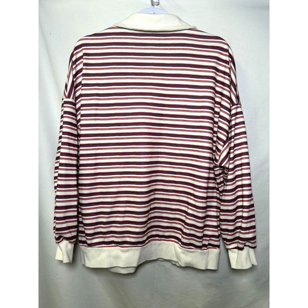 Lioness Striped Rugby Oversized Jersey Top Small - Thumbnail 2