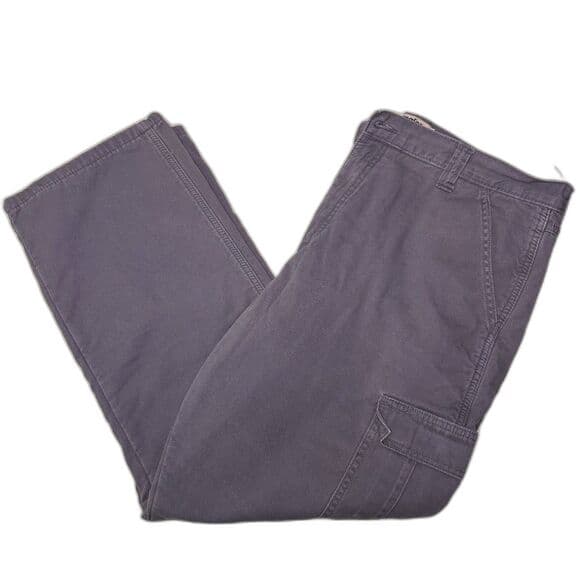 Wrangler Authentics Gray Fleece-Lined Cargo Pants 36x30 - Thumbnail 10