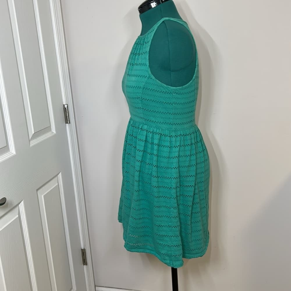 Ann Taylor Loft Green Sleeveless Women's Dress Size Small