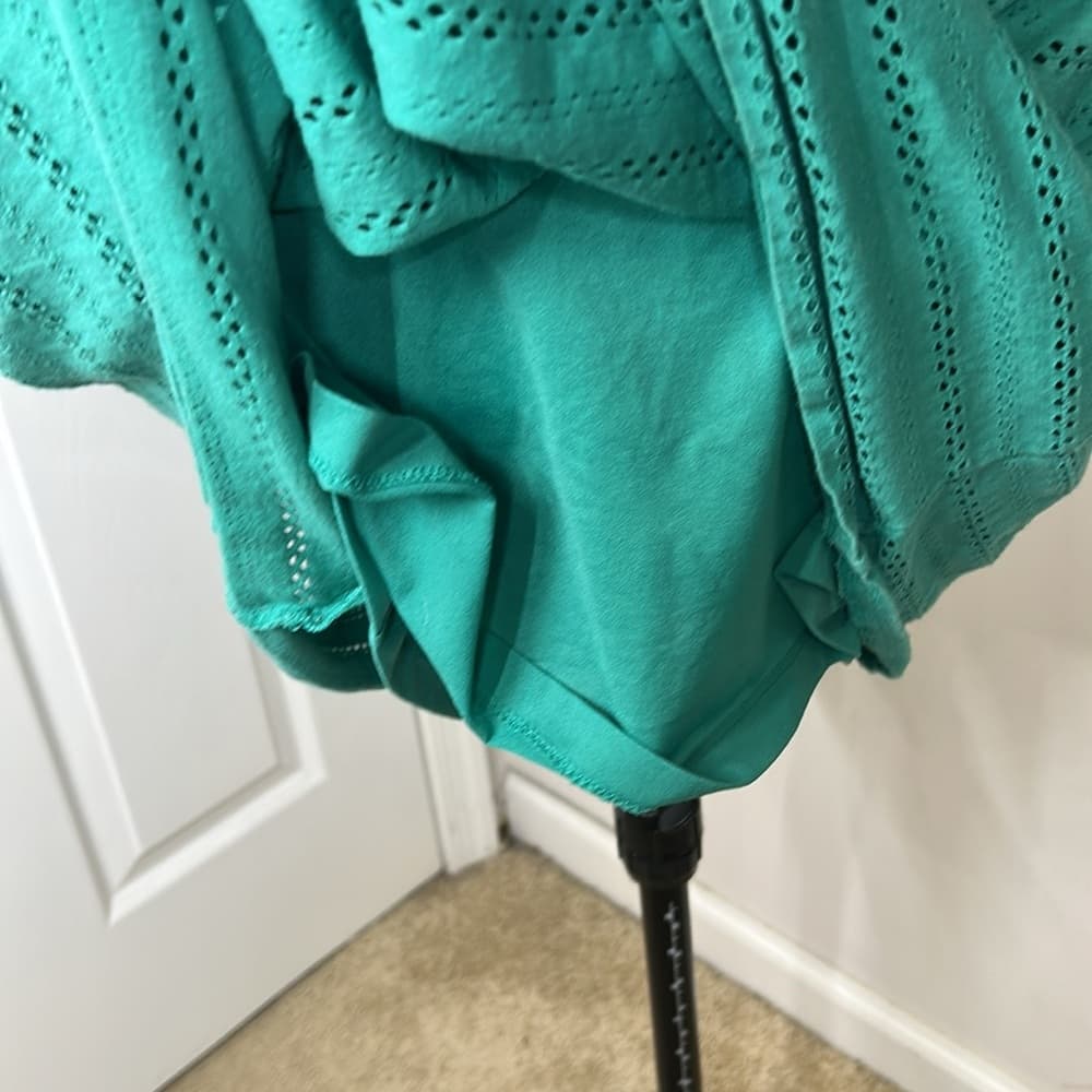 Ann Taylor Loft Green Sleeveless Women's Dress Size Small - Thumbnail 3