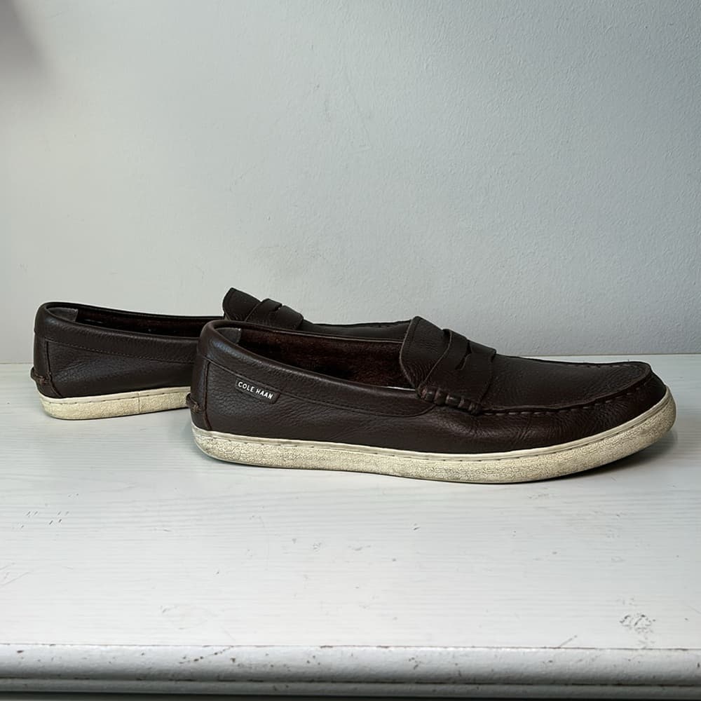 Cole Haan Pinch Maine Classic Men's Brown Loafers Size 10.5 - Thumbnail 4