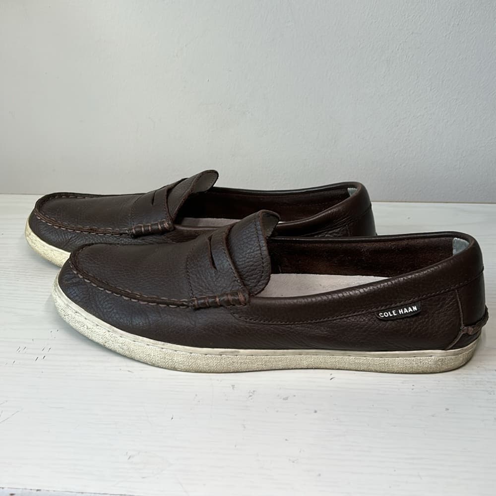 Cole Haan Pinch Maine Classic Men's Brown Loafers Size 10.5 - Thumbnail 2