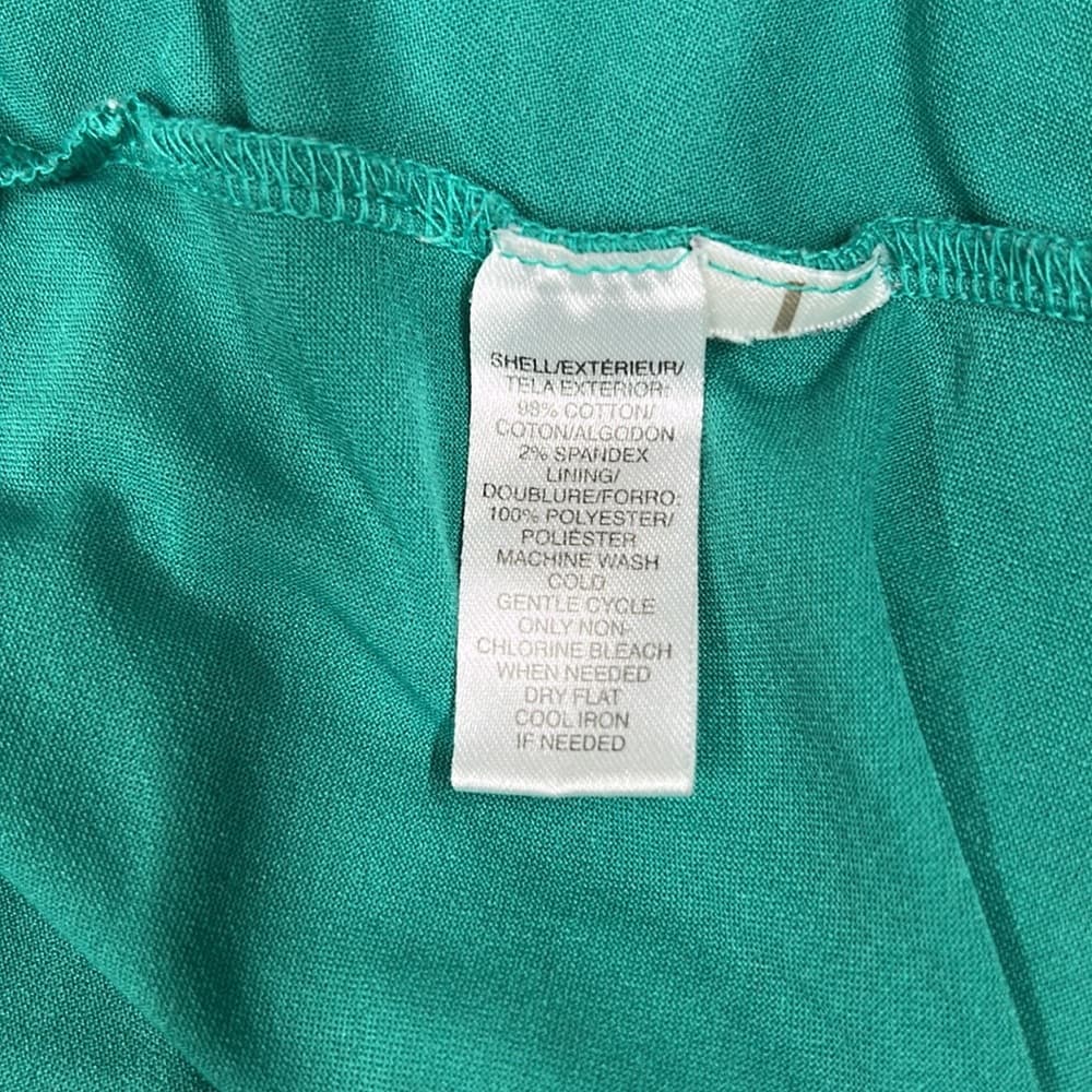 Ann Taylor Loft Green Sleeveless Women's Dress Size Small - Thumbnail 5