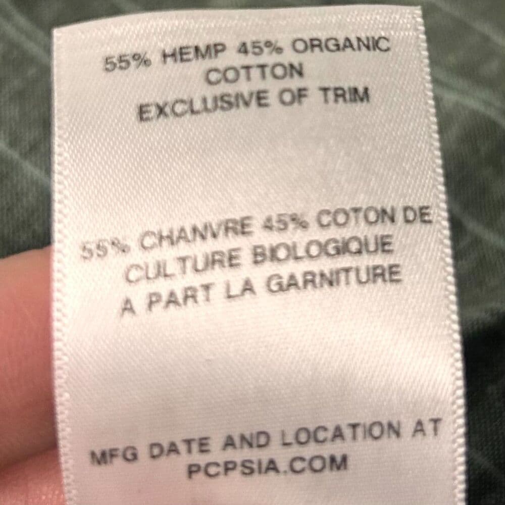Patagonia Island Hemp Basin Green Crossover Dress Size 10 - Thumbnail 6