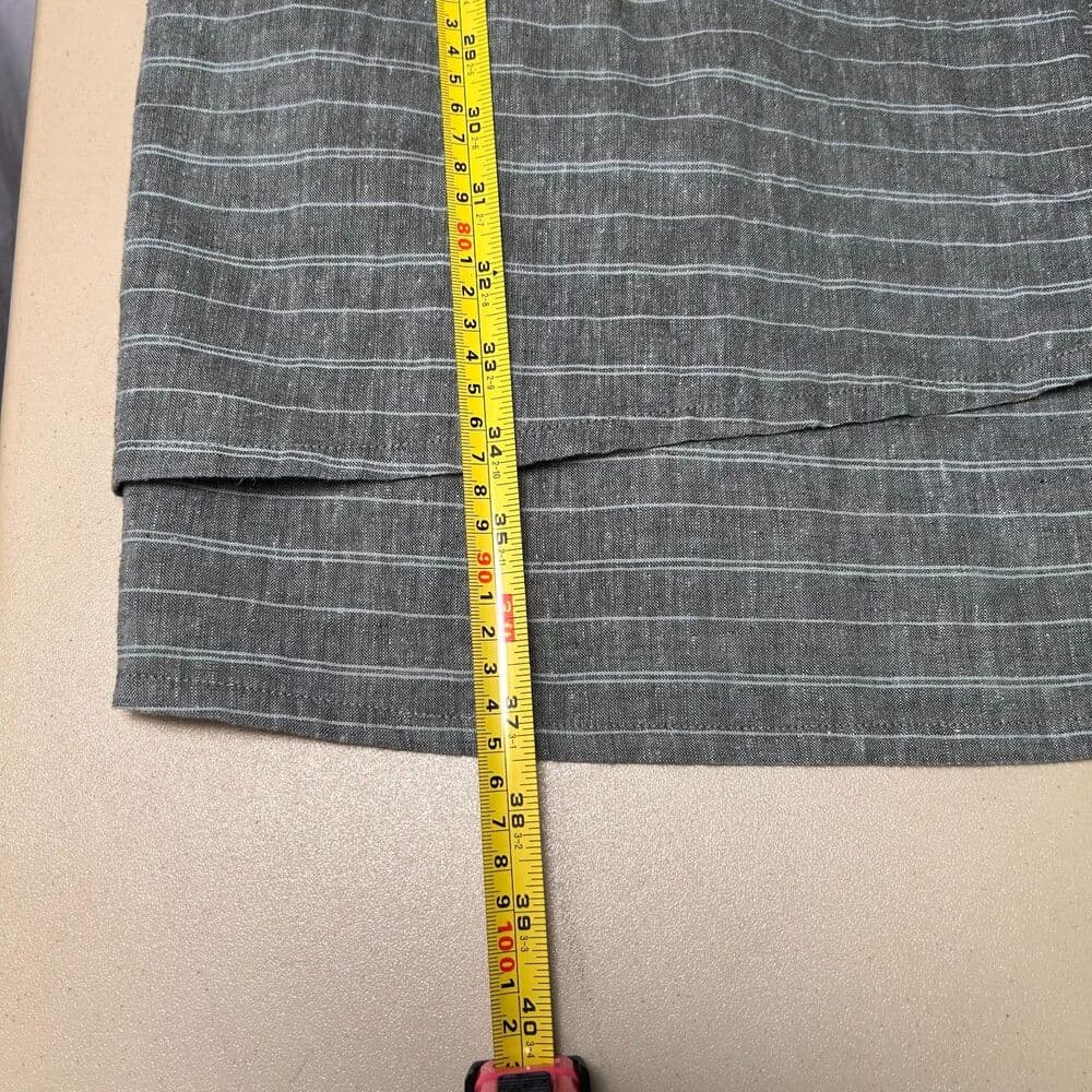 Patagonia Island Hemp Basin Green Crossover Dress Size 10 - Thumbnail 8