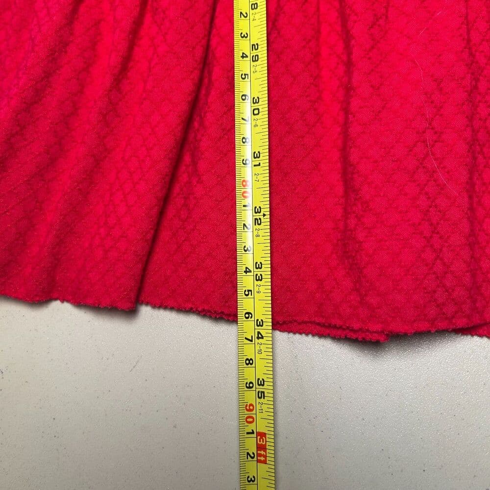 Knox Rose red flutter-sleeve V-neck Y2K Babydoll Strawberry dress XS - Thumbnail 10