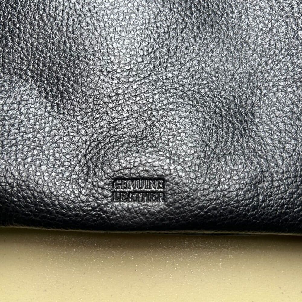 Giani Bernini Black Triple-Zip Pebble Leather Dasher Crossbody bag - Thumbnail 4