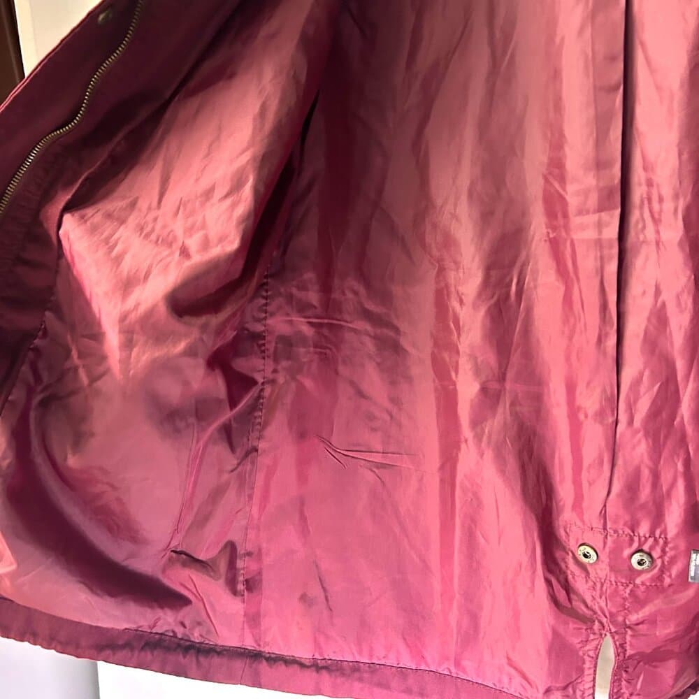 Ambiance Women's Maroon Anorak Utility Jacket Size Large - Thumbnail 5