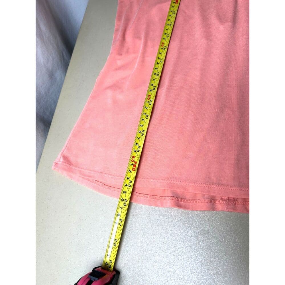 Athleta Essence Cross Back Peach Tank Top Large - Thumbnail 7