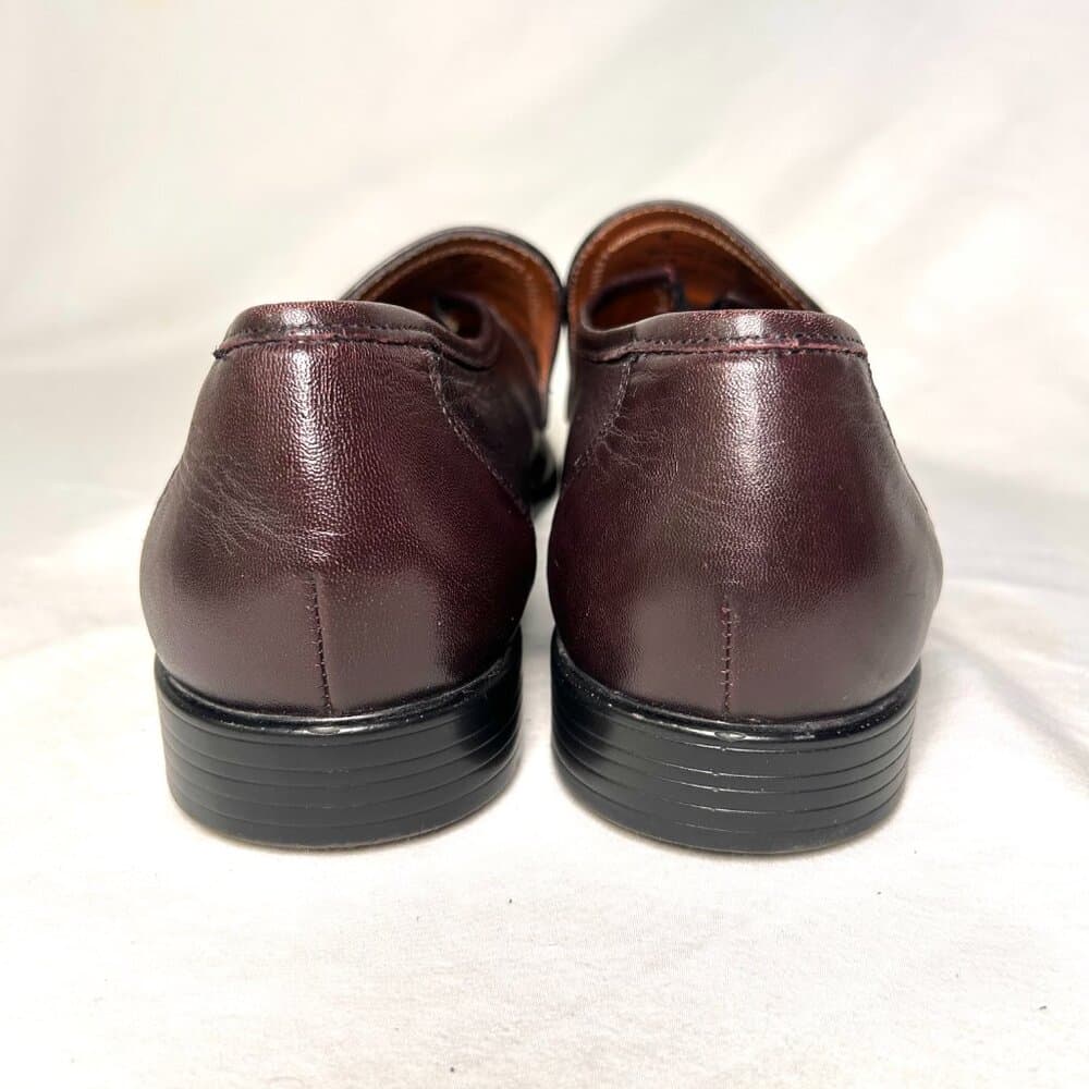 Bostonian Dark Brown Leather Loafers Men’s Slip-On Dress Shoes Size 12 - Thumbnail 6
