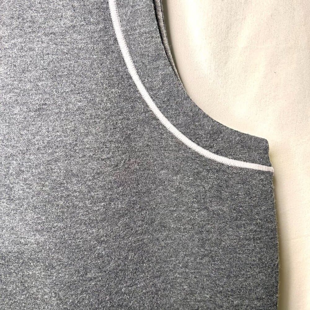 Wilkens Bros Gray Cotton Polyester Full Zip Vest Size XXL - Thumbnail 4