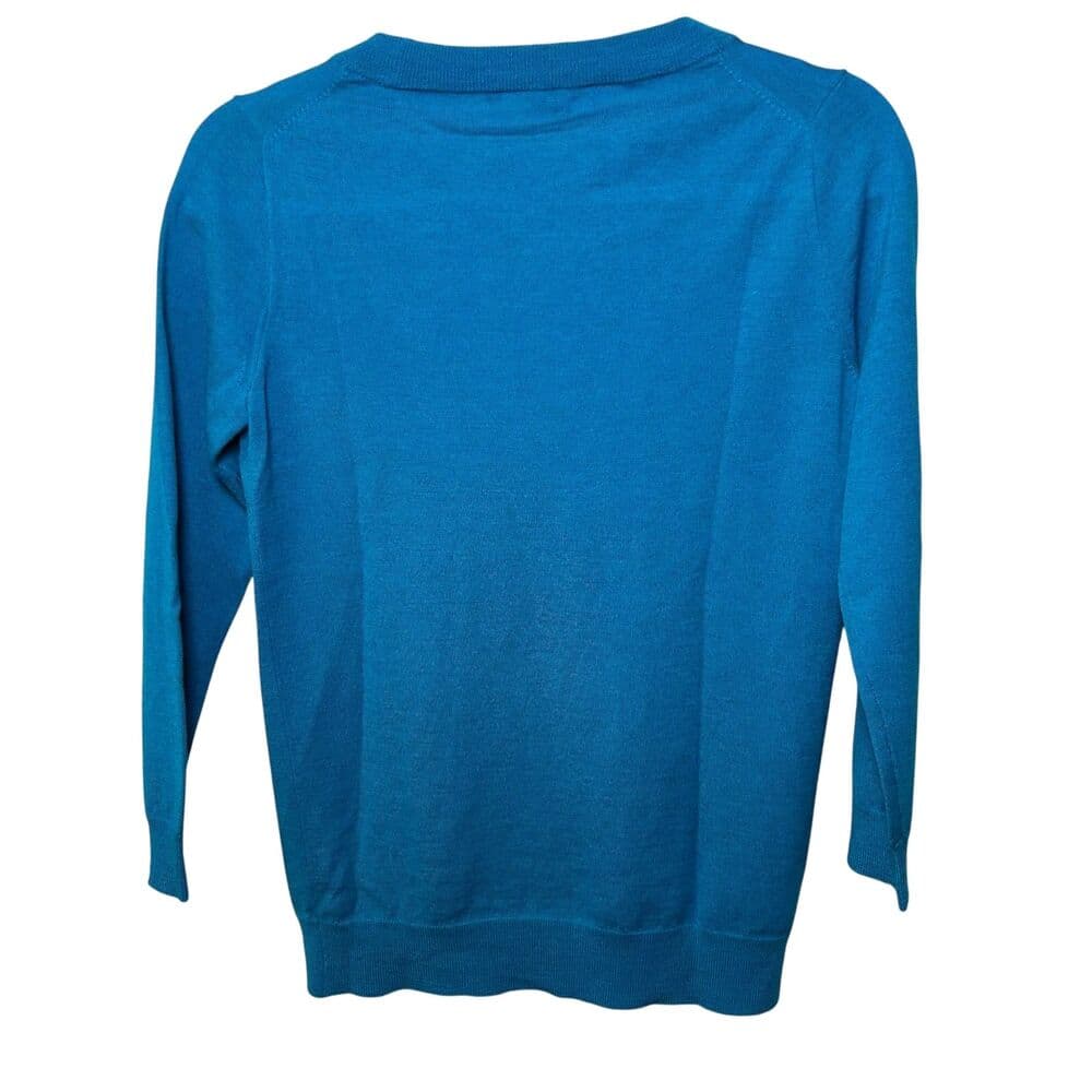 J.Crew blue 100% Merino Wool lightweight sweater S