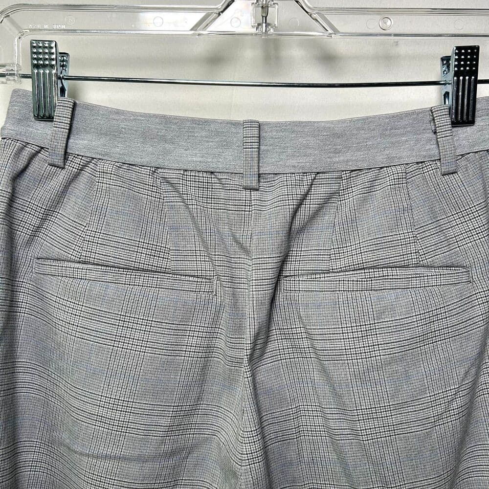 Uniqlo Mini-houndstooth Smart Ankle Pant Gray Small - Thumbnail 2