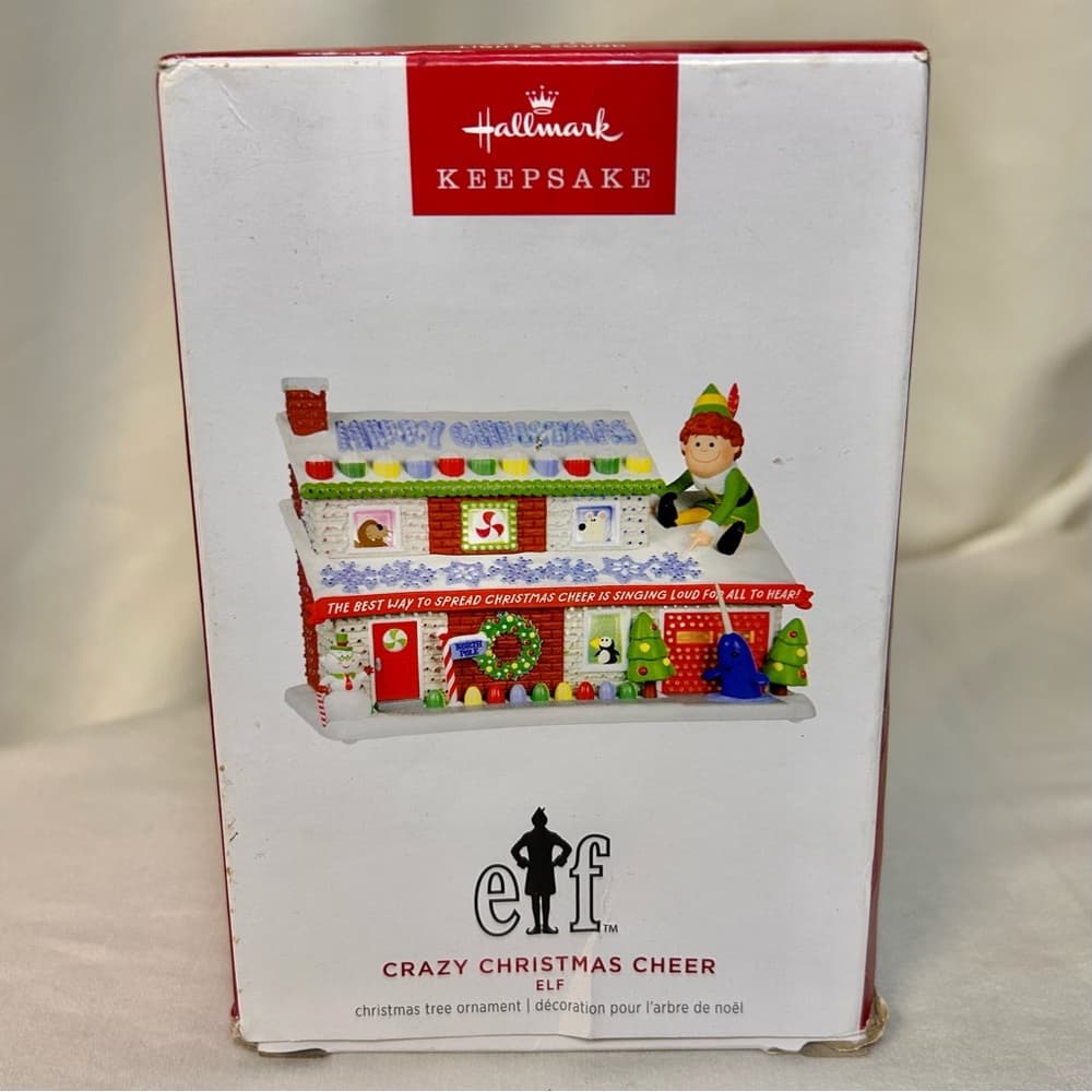 NEW Hallmark Keepsake Crazy Christmas Cheer Elf Ornament - Thumbnail 9