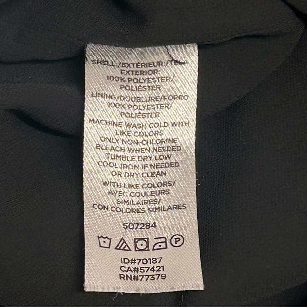 Ann Taylor Black Boatneck Textured Blouse Size S - Thumbnail 5