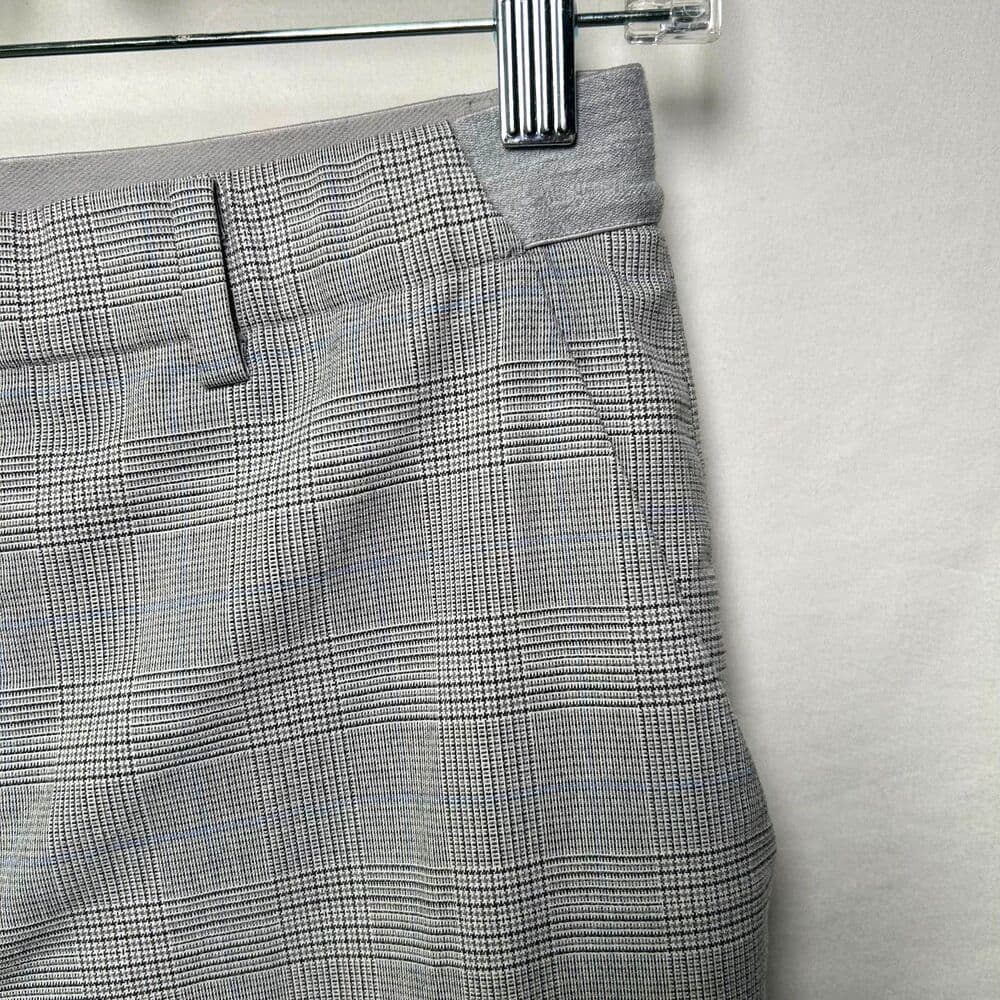 Uniqlo Mini-houndstooth Smart Ankle Pant Gray Small - Thumbnail 5