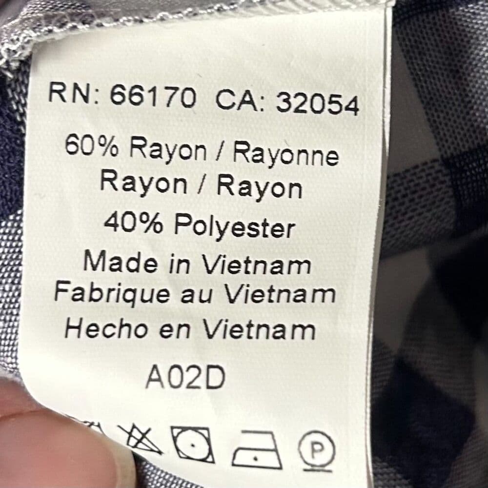 NWT Anthropologie 11.1. Tylho navy white tiered babydoll dress Cottagecore Small - Thumbnail 6