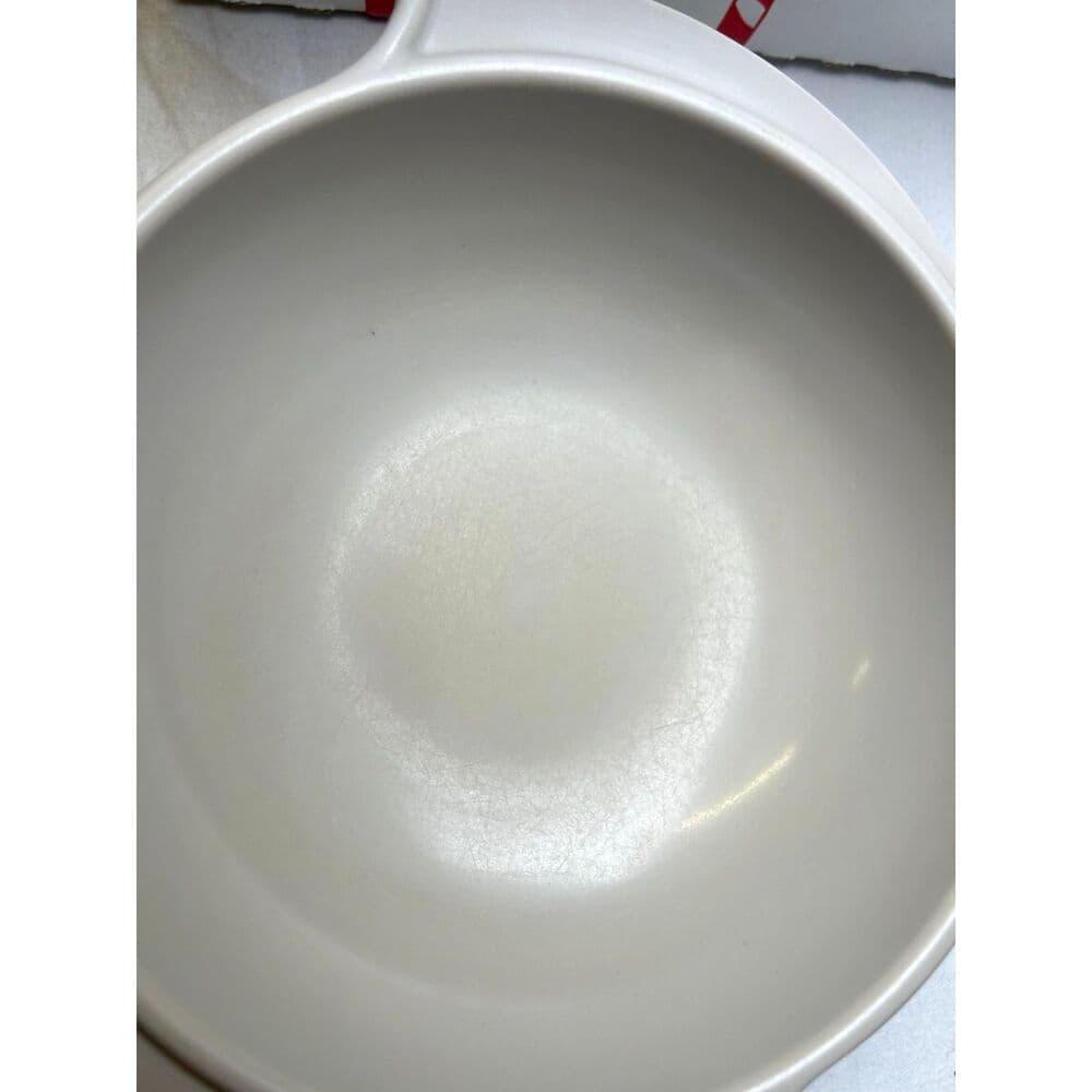 Set of 5 Vintage Boontonware Melamine Wing Bowls Gray MCM