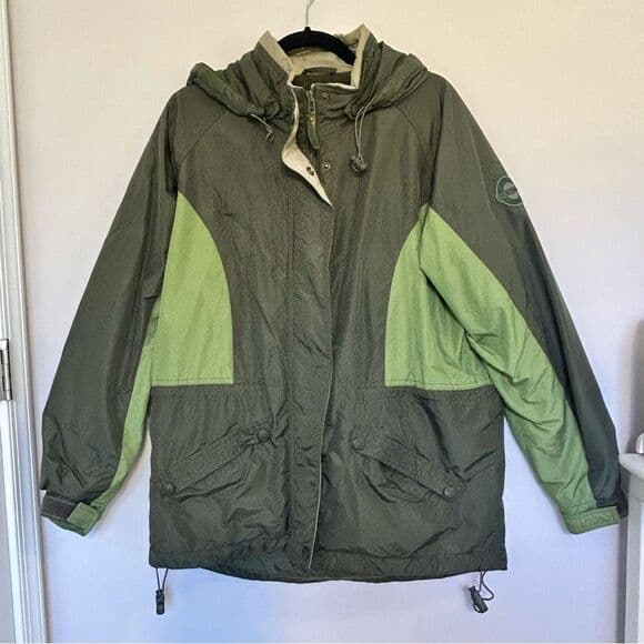 Northern Reflections Green Hiking Coat Size Medium - Thumbnail 8