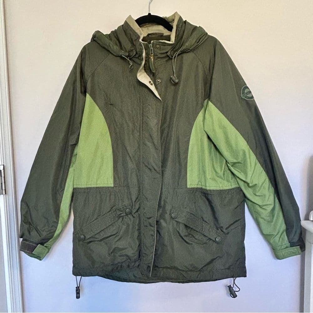 Northern Reflections Green Hiking Coat Size Medium - Thumbnail 7
