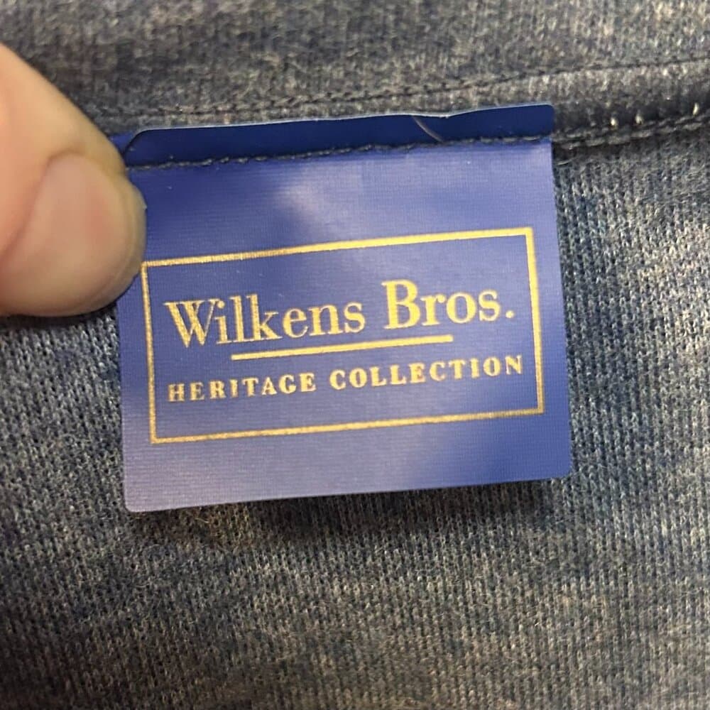 Wilkens Bros Blue Cotton Polyester Golf Vest XXL - Thumbnail 2